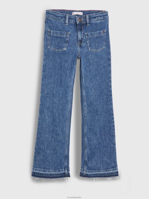 Tommy Hilfiger девојчице 3-7 необрађених фармерки са порубом - 2D080347 Tommy Hilfiger Srbija хемпцлеан