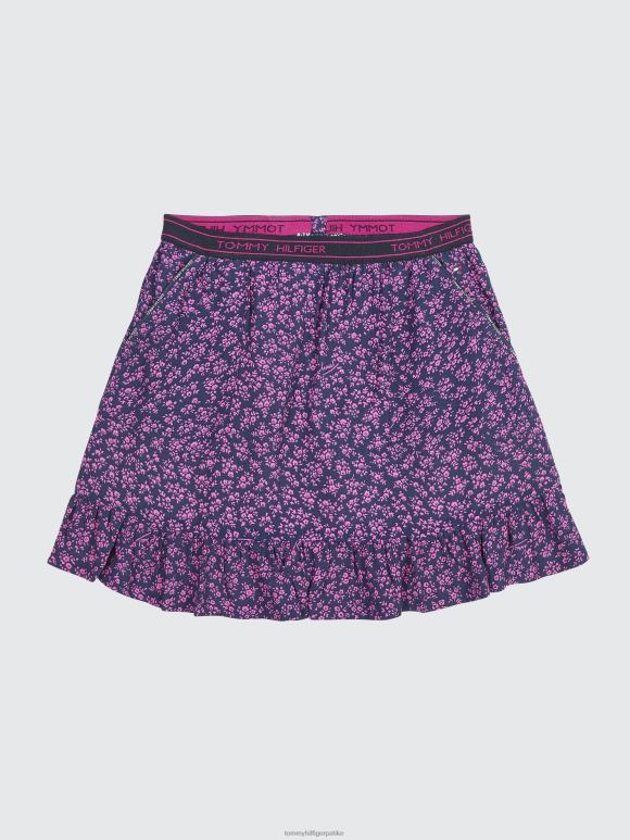 Tommy Hilfiger девојке 8-16 дирти цветни сукња - 2D080359 Tommy Hilfiger Srbija плави цвет свуда