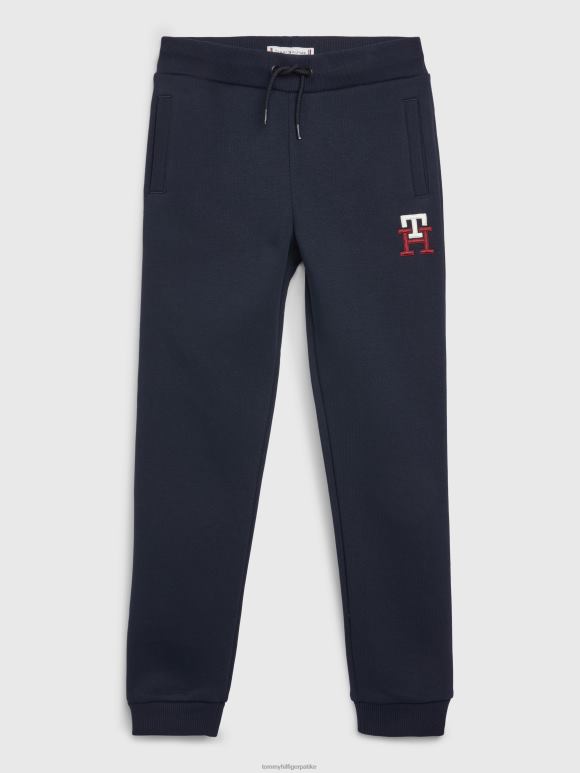 Tommy Hilfiger дечије унисекс џогере са монограмом од 8-16 - 2D08087 Tommy Hilfiger Srbija пустињско небо