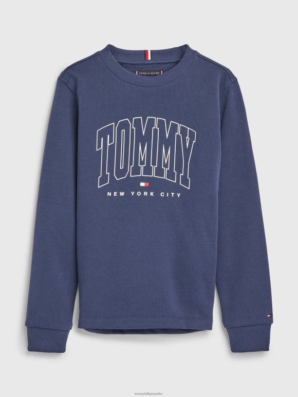 Tommy Hilfiger Дукс са логотипом за дечаке 8-16 година - 2D080222 Tommy Hilfiger Srbija сумрак морнарице