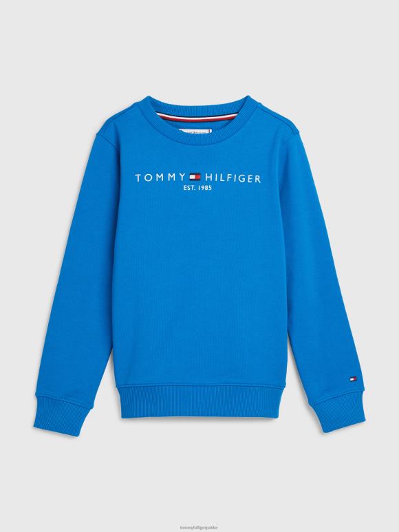 Tommy Hilfiger дечија унисекс дуксерица од есенцијалног органског памука 8-16 - 2D080238 Tommy Hilfiger Srbija регата плава
