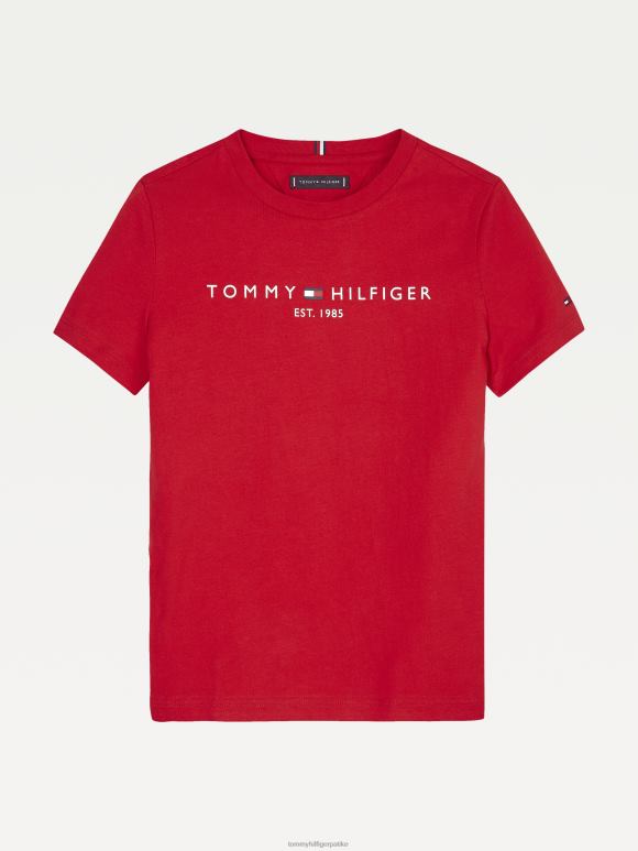 Tommy Hilfiger дечија унисекс 8-16 есенцијална мајица - 2D080292 Tommy Hilfiger Srbija дубоко гримизно