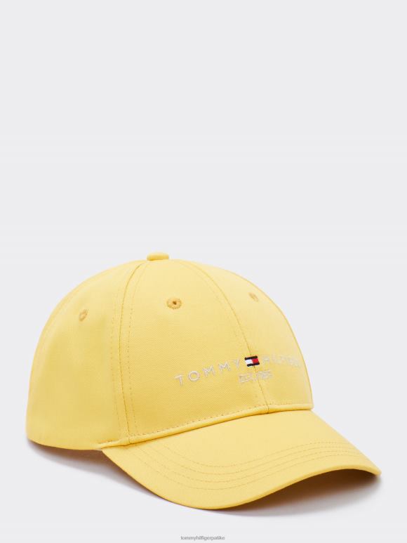 Tommy Hilfiger капица са везом са постављеним логотипом за децу - 2D080181 Tommy Hilfiger Srbija тосканско жуто