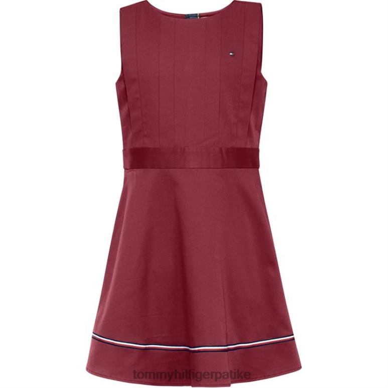 Tommy Hilfiger плетена хаљина од жакарда - 2D08020037 Tommy Hilfiger Clothing црвена