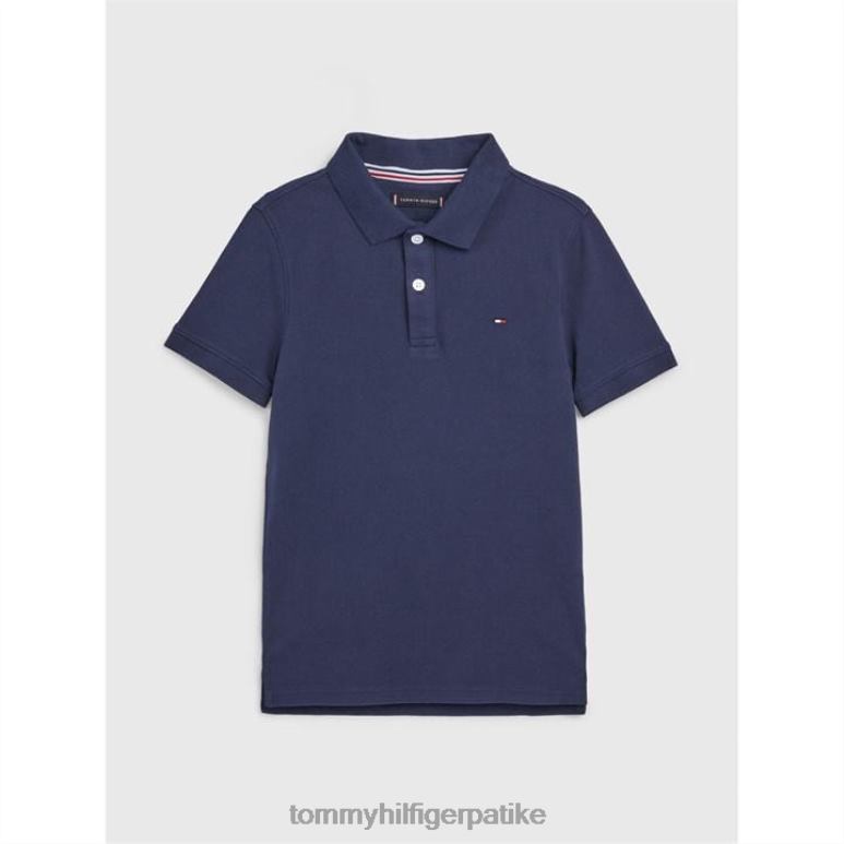 Tommy Hilfiger поло мајица кратких рукава јуниор дечаци - 2D08020431 Tommy Hilfiger Clothing сумрак морнарице