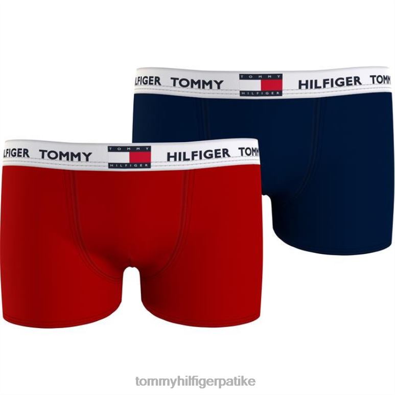 Tommy Hilfiger 2 паковања боксерица - 2D08020251 Tommy Hilfiger Clothing црвена/нави 0вд