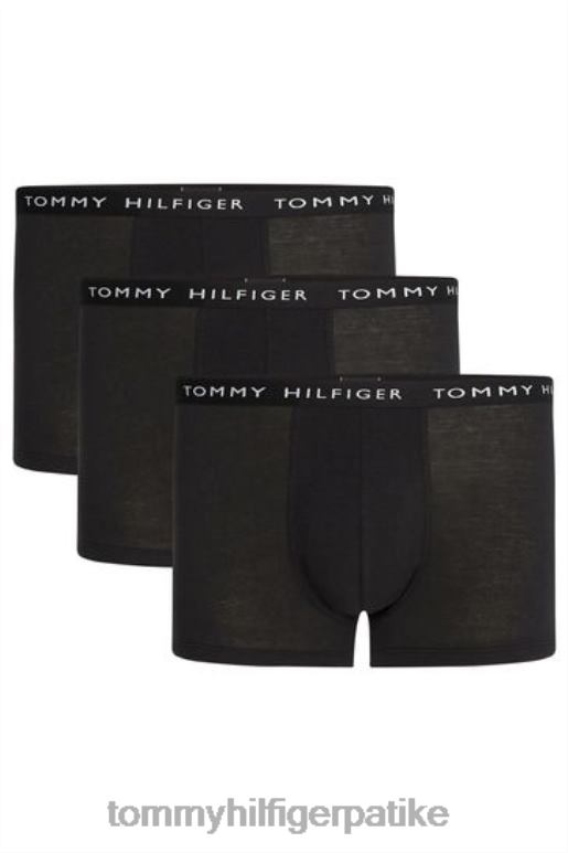 Tommy Hilfiger мулти премиум кофери од 3 паковања - 2D0803106 Tommy Hilfiger Clothing црна