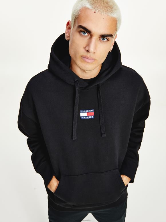 Tommy Hilfiger капуљача од органског памука - 2D0801268 Tommy Hilfiger Clothing црна