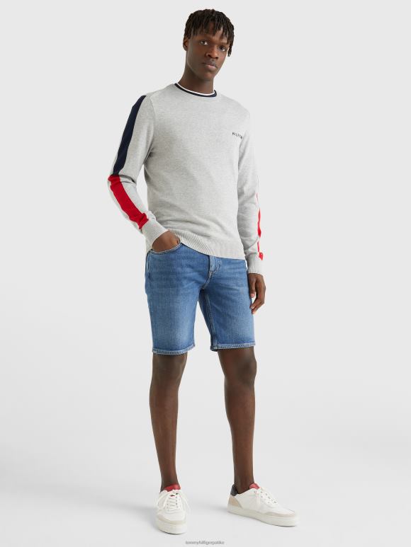 Tommy Hilfiger џемпер са рукавима у боји - 2D0801272 Tommy Hilfiger Clothing светло сиви врес