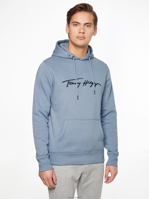 Tommy Hilfiger дуксерица од органског памука - 2D0801280 Tommy Hilfiger Clothing свитање плаво