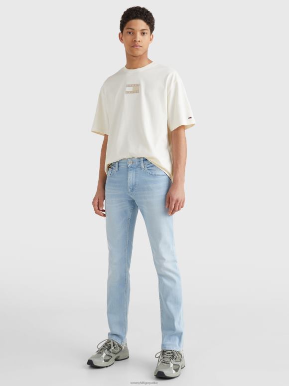 Tommy Hilfiger сцантон слим избледеле фармерке - 2D080680 Tommy Hilfiger Clothing тексас светло