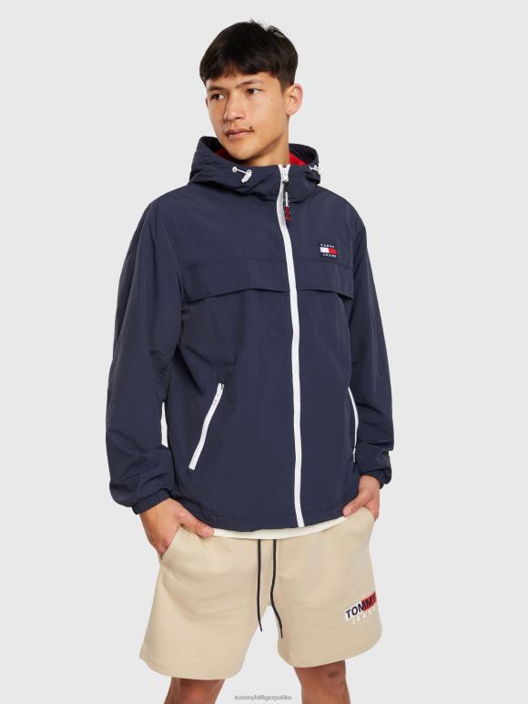 Tommy Hilfiger цхицаго виндбреакер - 2D080621 Tommy Hilfiger Clothing сумрак морнарице