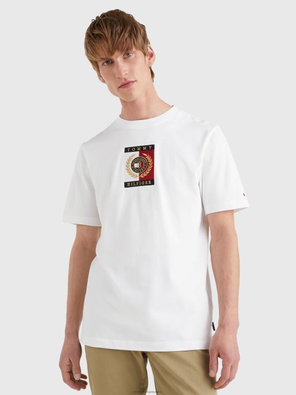 Tommy Hilfiger иконе лого мајица - 2D0801504 Tommy Hilfiger Clothing бела