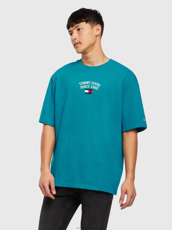 Tommy Hilfiger безвременски арцх тее - 2D0801596 Tommy Hilfiger Clothing нова теал