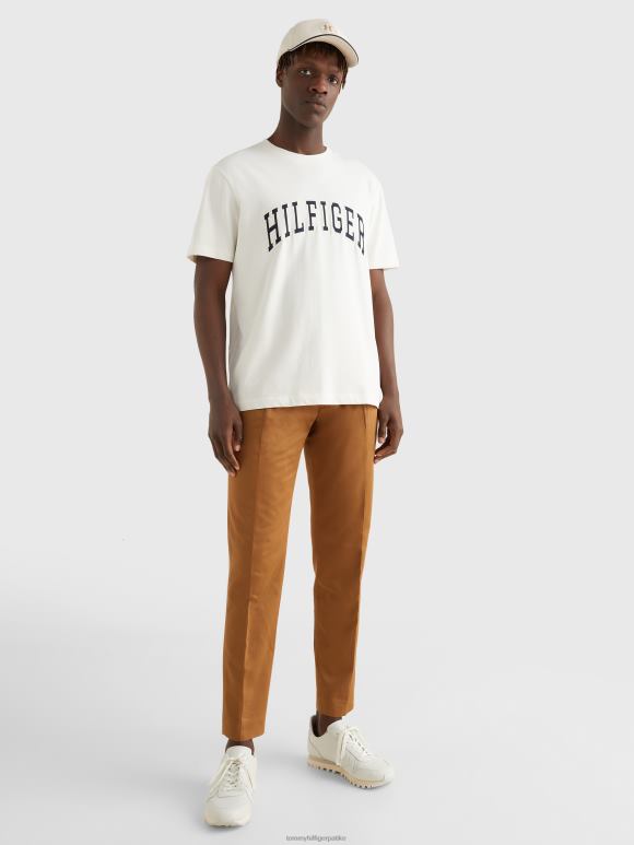 Tommy Hilfiger цасуал мајица са логотипом - 2D0801664 Tommy Hilfiger Clothing слоноваче
