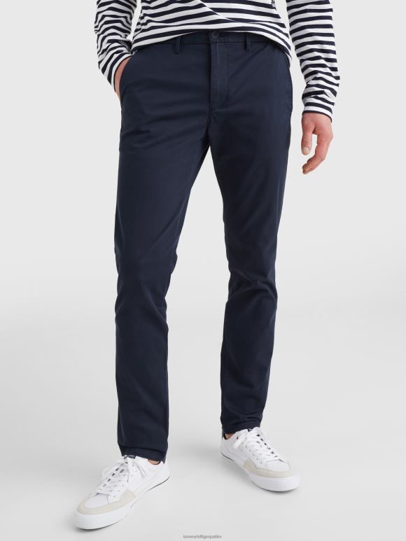 Tommy Hilfiger 1985 блеецкер слим тх флек цхинос - 2D0801046 Tommy Hilfiger Clothing пустињско небо