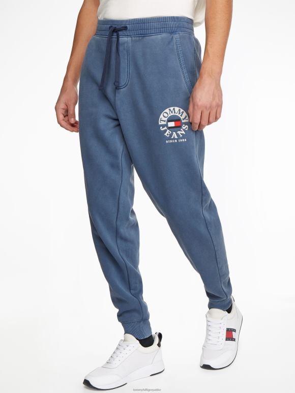 Tommy Hilfiger безвременски круг тренирке - 2D0801050 Tommy Hilfiger Clothing сумрак морнарице