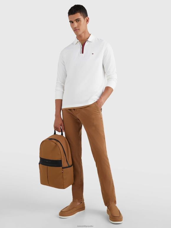 Tommy Hilfiger Поло са патентним затварачем дугих рукава - 2D080788 Tommy Hilfiger Clothing бела