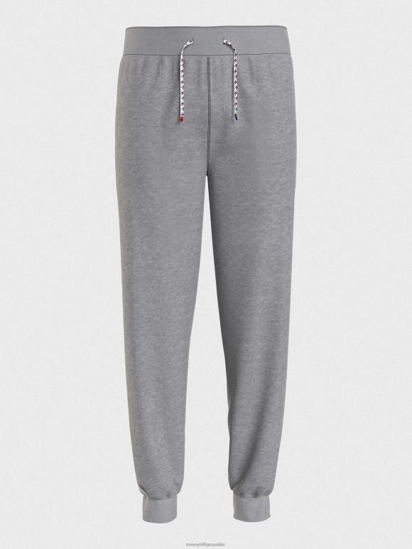 Tommy Hilfiger сигнатуре тапе јоггерс - 2D080724 Tommy Hilfiger Clothing светло сиви врес