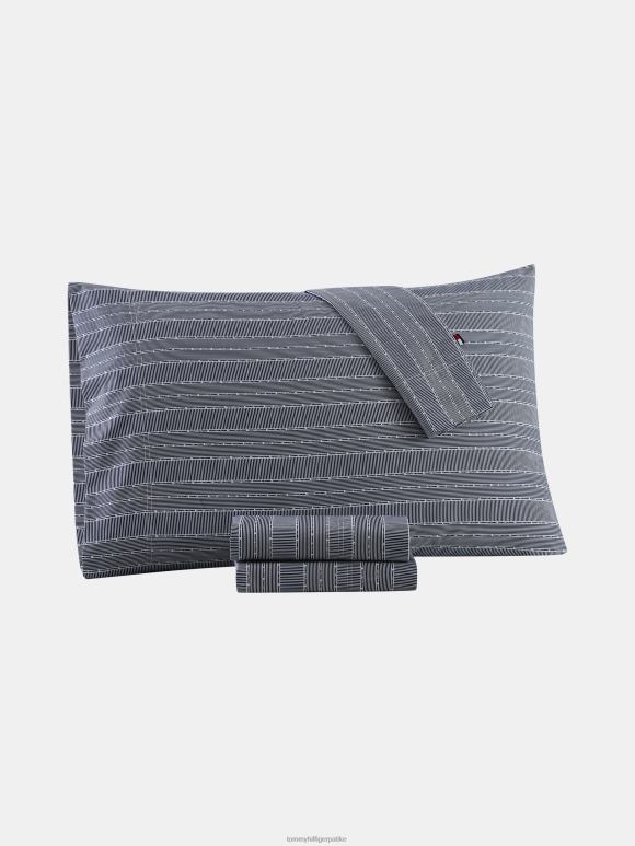 Tommy Hilfiger итхаца пругасти чаршаф сет брачни кревет - 2D08041 Tommy Hilfiger Srbija бела