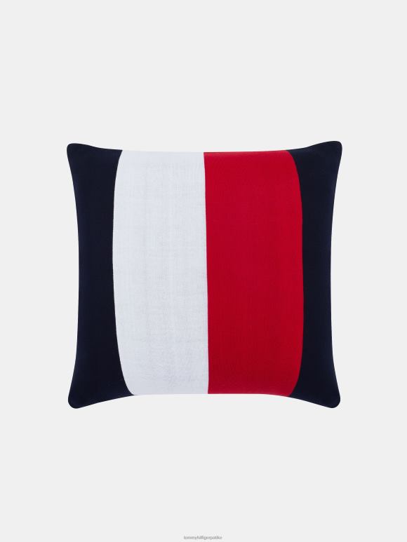 Tommy Hilfiger корпоративни пругасти јастук - 2D08056 Tommy Hilfiger Srbija бела