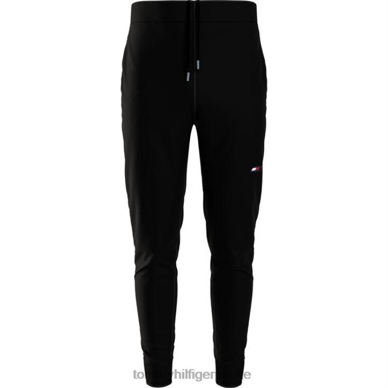 Tommy Hilfiger хилфигер лого јоггер - 2D08019702 Tommy Hilfiger Clothing црна