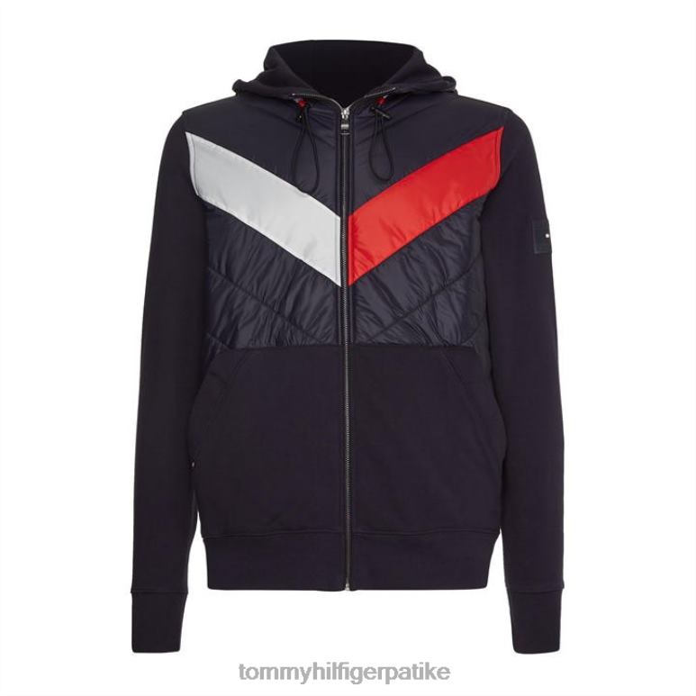 Tommy Hilfiger мик медиа рајсфершлус кроз капуљачу - 2D08019837 Tommy Hilfiger Clothing пустињско небо 0ги
