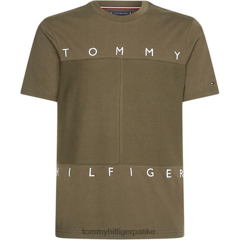 Tommy Hilfiger мајица са заставом са монограмом - 2D08020013 Tommy Hilfiger Clothing зелено рбн