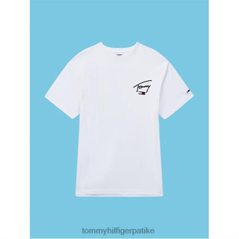 Tommy Hilfiger мајица са леђним логом - 2D08020183 Tommy Hilfiger Clothing бела ибр