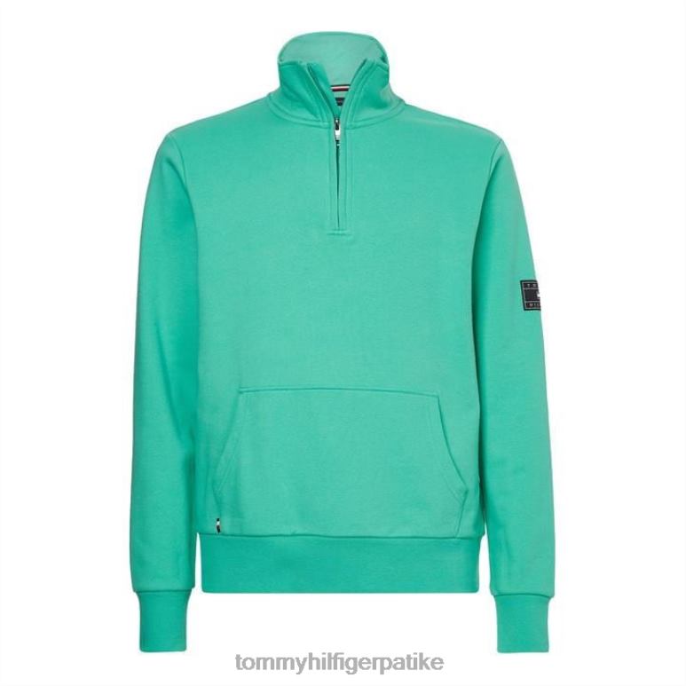 Tommy Hilfiger моцк од рециклираног памука - 2D08020245 Tommy Hilfiger Clothing алоха зелена л3л