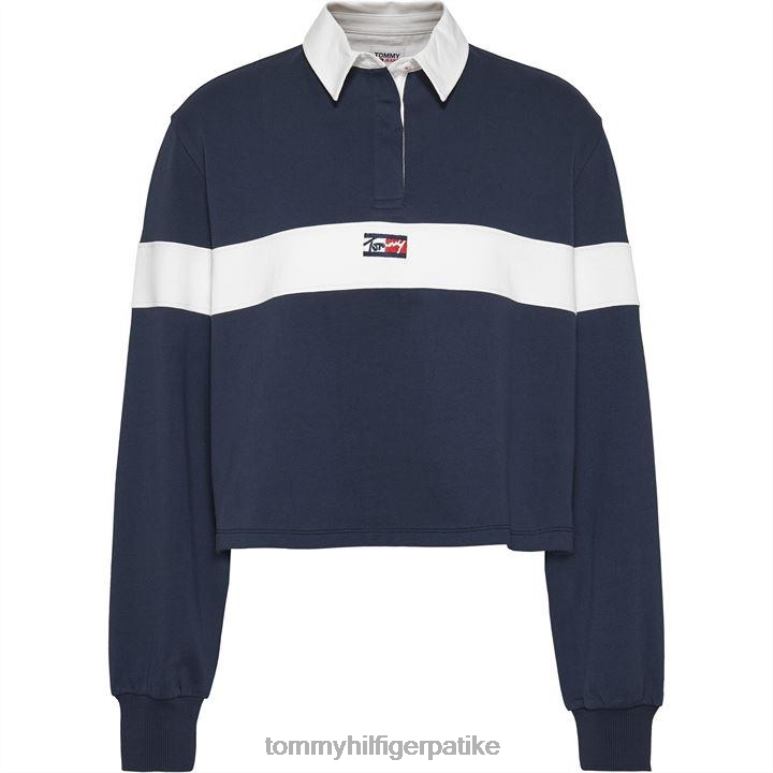 Tommy Hilfiger мала Томми поло мајица - 2D08020298 Tommy Hilfiger Clothing сумрак морнарице