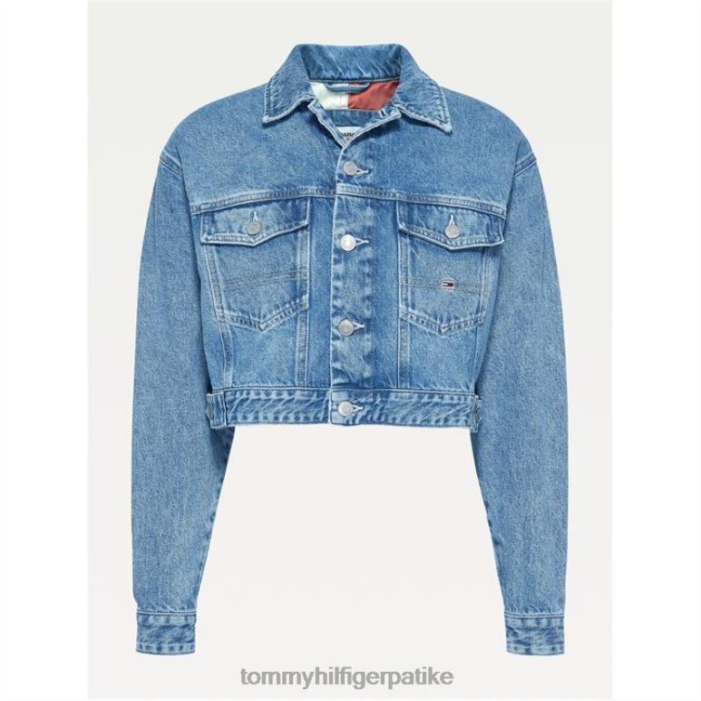 Tommy Hilfiger Томми јеанс трапер са заставом камиона - 2D08020470 Tommy Hilfiger Clothing тексас светло 1аб