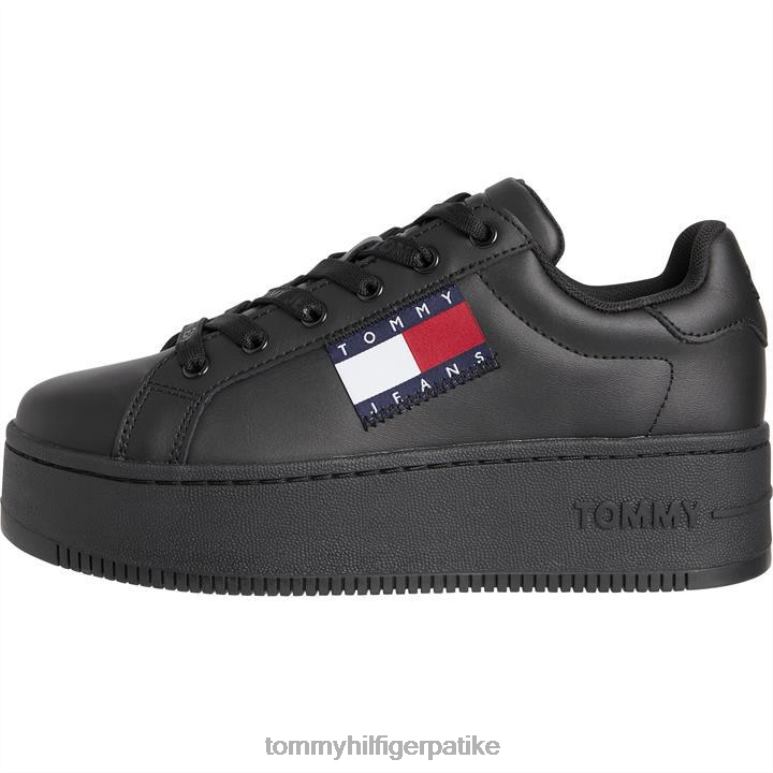Tommy Hilfiger есенцијалне иконе патике равног облика - 2D08019496 Tommy Hilfiger Shoes блацк бдс