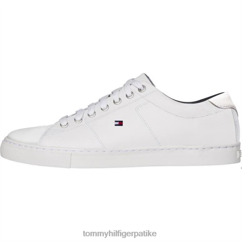 Tommy Hilfiger есенцијалне кожне патике - 2D08019626 Tommy Hilfiger Shoes бела