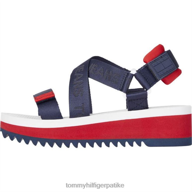 Tommy Hilfiger равне сандале - 2D08019701 Tommy Hilfiger Shoes рвб