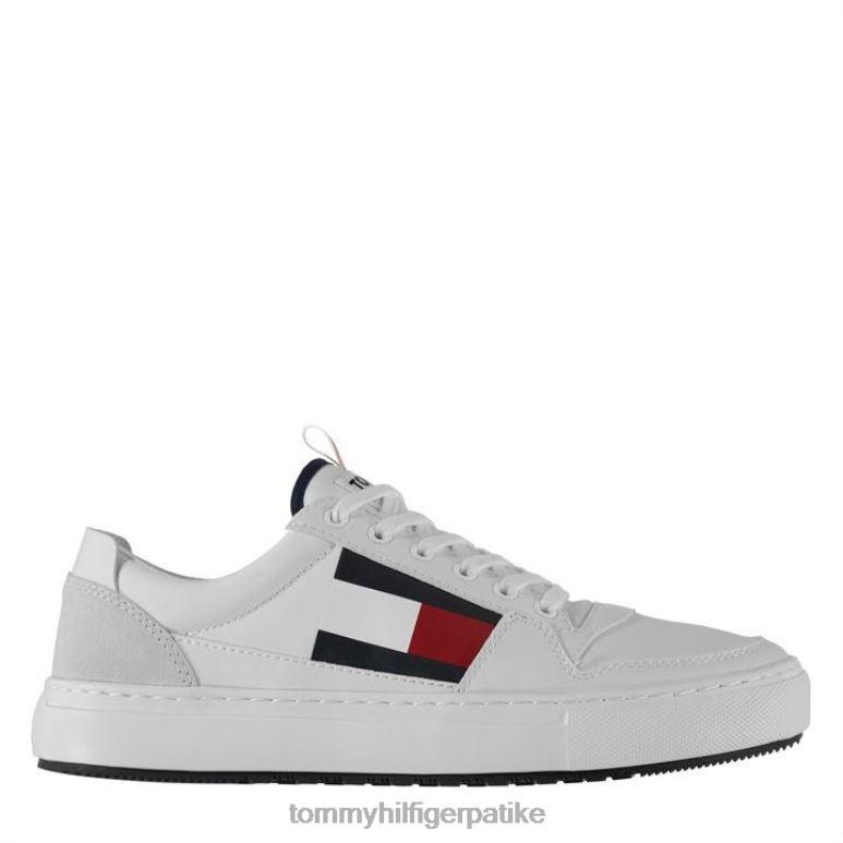 Tommy Hilfiger брактон лагане патике на пертлу - 2D08020538 Tommy Hilfiger Shoes бела