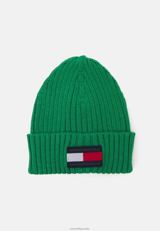 Tommy Hilfiger флаг беание унисекс капа - 2D0803869 Tommy Hilfiger Srbija зелени малахит