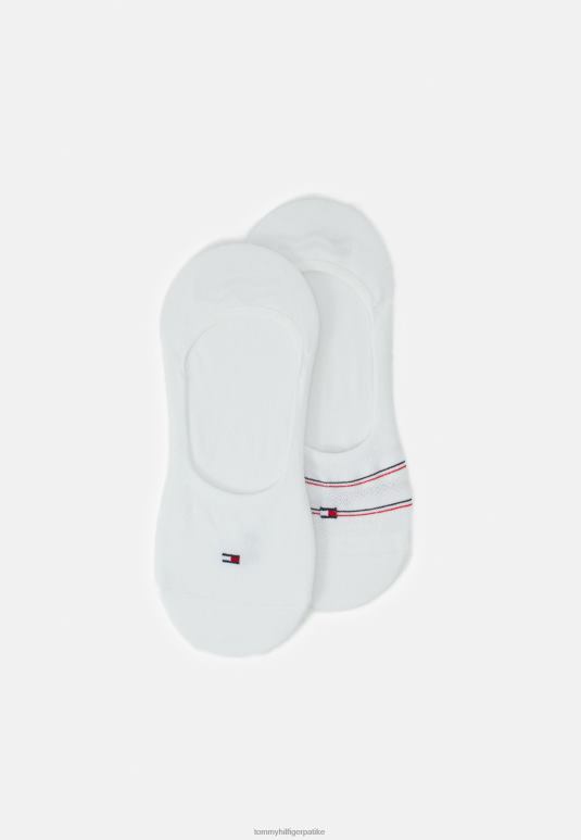 Tommy Hilfiger фоотие преппи 2 паковање тренерских чарапа - 2D0806763 Tommy Hilfiger Srbija бела
