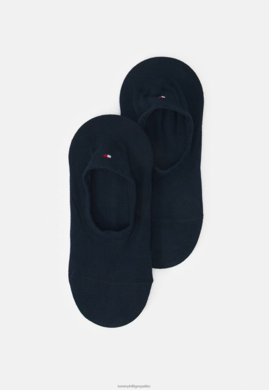 Tommy Hilfiger женске фоотие 2 паковање тренерских чарапа - 2D0806895 Tommy Hilfiger Srbija поноћно плаво