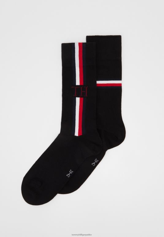 Tommy Hilfiger чарапа икона трака 2 паковање чарапа - 2D0806915 Tommy Hilfiger Srbija црна