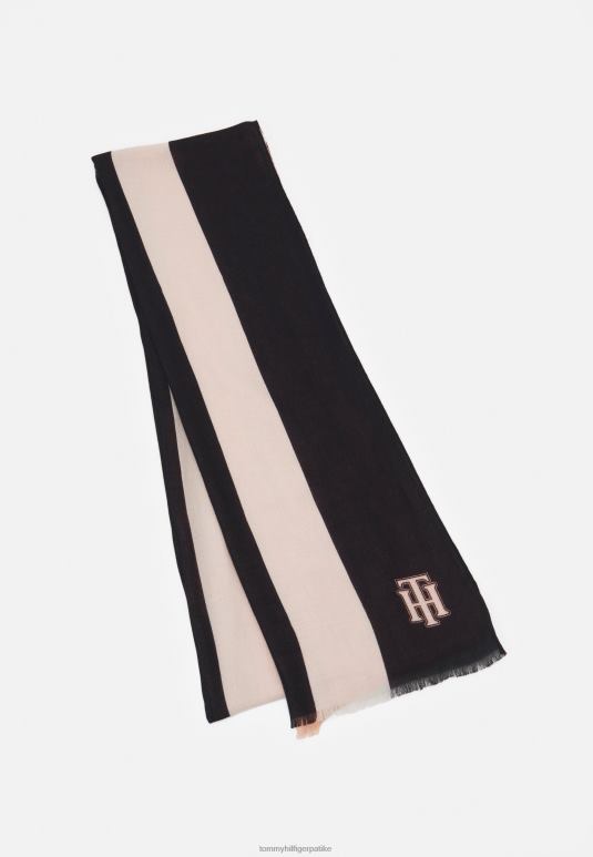Tommy Hilfiger женствени преп штампани шал фоулард - 2D0804365 Tommy Hilfiger Srbija розе / мешавина