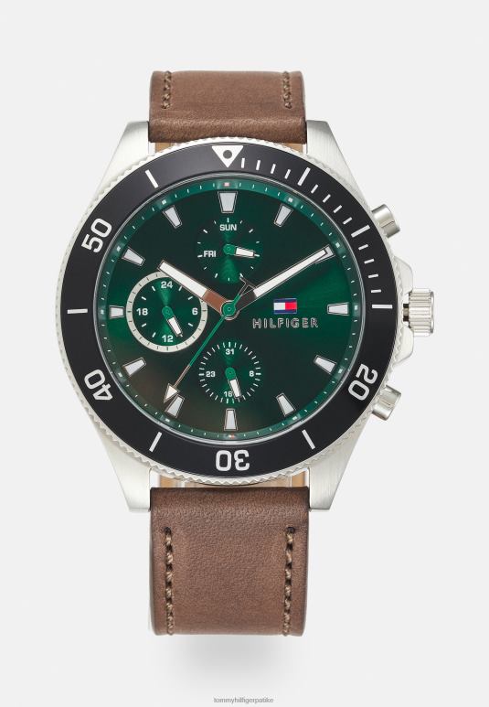Tommy Hilfiger ларсон сат - 2D0806614 Tommy Hilfiger Srbija браон/зелена