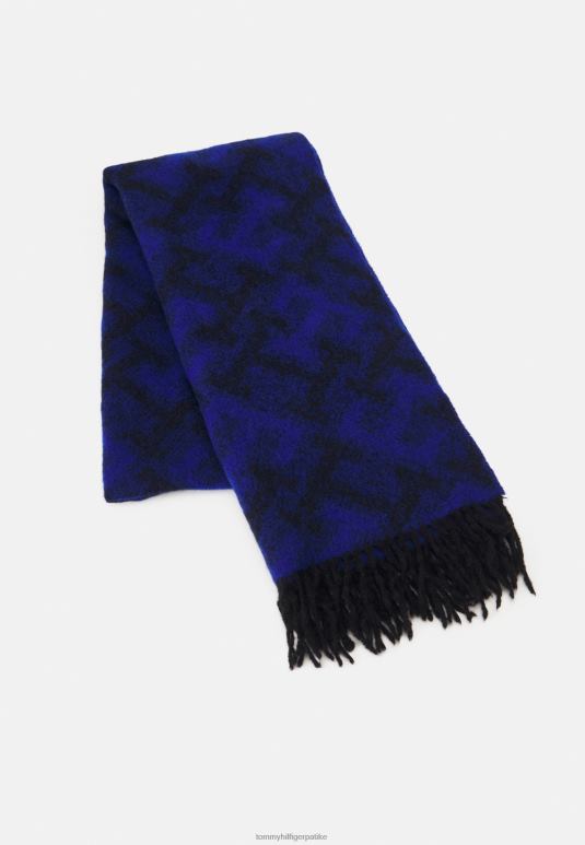 Tommy Hilfiger култни шал са монограмом - 2D0804777 Tommy Hilfiger Srbija чајник плави