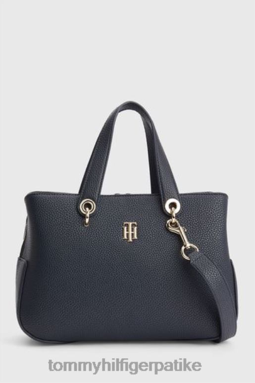 Tommy Hilfiger торба са монограмом средње величине - 2D0803787 Tommy Hilfiger Srbija плава