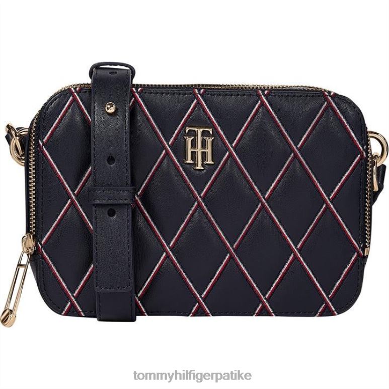 Tommy Hilfiger дијамантски прошивени монограм торба за фотоапарат - 2D08020016 Tommy Hilfiger Srbija блуедв5
