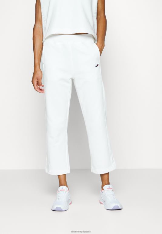 Tommy Hilfiger доњи део тренерке од фротира - 2D0805300 Tommy Hilfiger Srbija ецру
