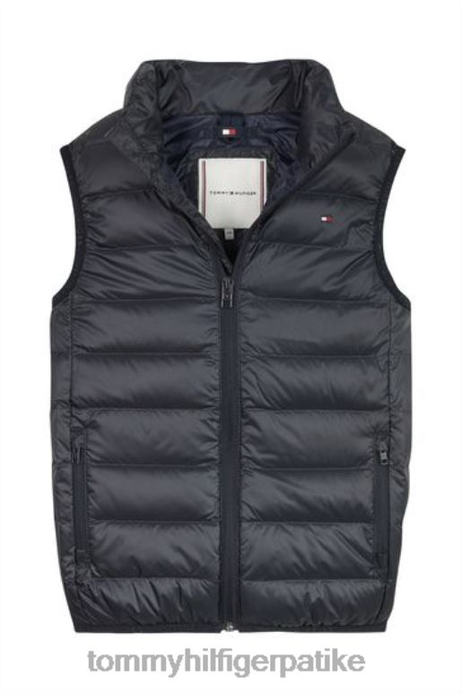 Tommy Hilfiger есенцијални лагани пухни гилет - 2D0803669 Tommy Hilfiger Srbija плава