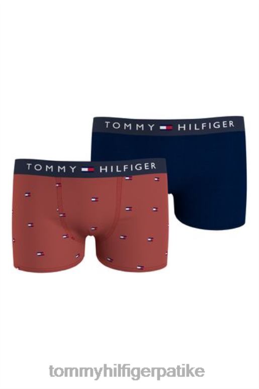 Tommy Hilfiger оригиналне памучне боксерице 2 ком - 2D0803835 Tommy Hilfiger Srbija плава