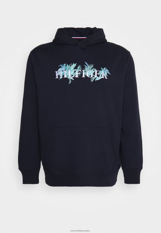 Tommy Hilfiger палм ембро дукс са капуљачом - 2D0805706 Tommy Hilfiger Srbija пустињско небо