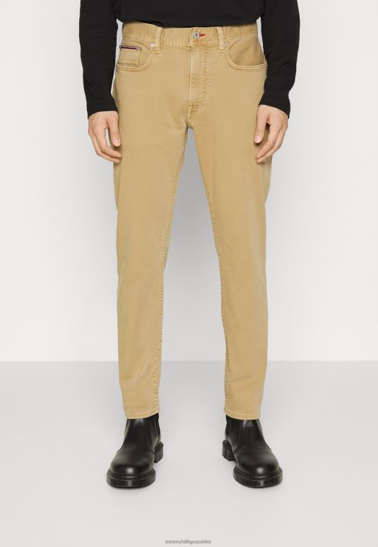 Tommy Hilfiger фармерке равних ногавица боје дентон - 2D0808160 Tommy Hilfiger Srbija сеоски каки